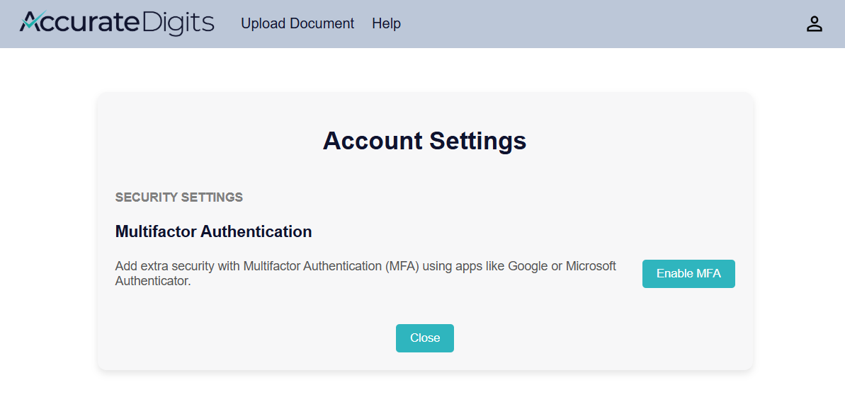 Account Settings
