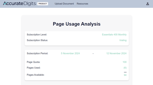 Manage Page